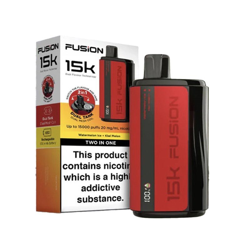 2 in 1 Fusion 15000 Dual Tank Disposable Vape Pod Kit - 2 in 1 Fusion 15000 Dual Tank Disposable Vape Pod Kit - Vape Fast UK