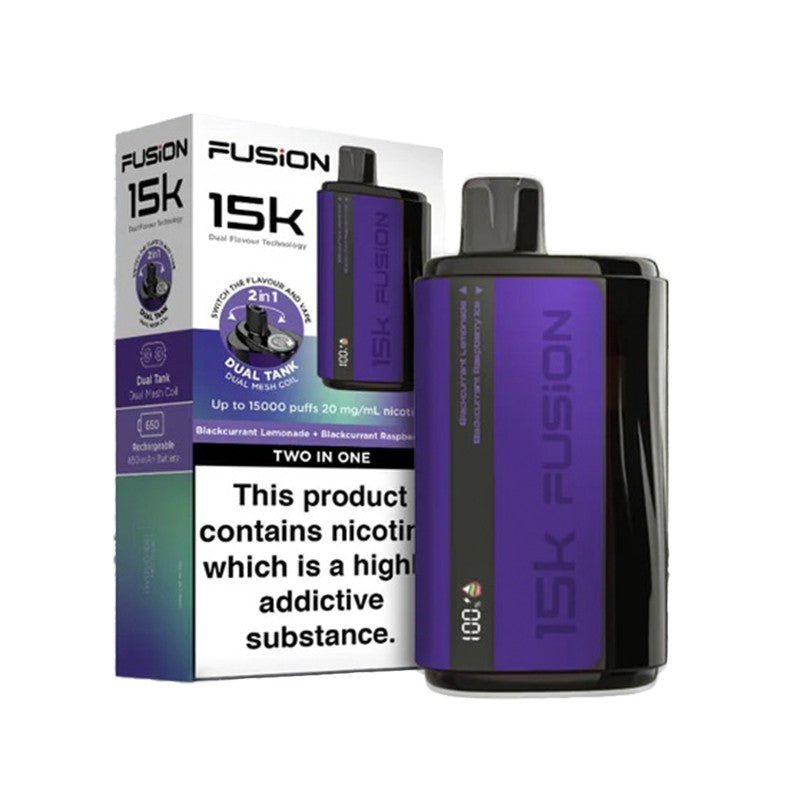 2 in 1 Fusion 15000 Dual Tank Disposable Vape Pod Kit - 2 in 1 Fusion 15000 Dual Tank Disposable Vape Pod Kit - Vape Fast UK