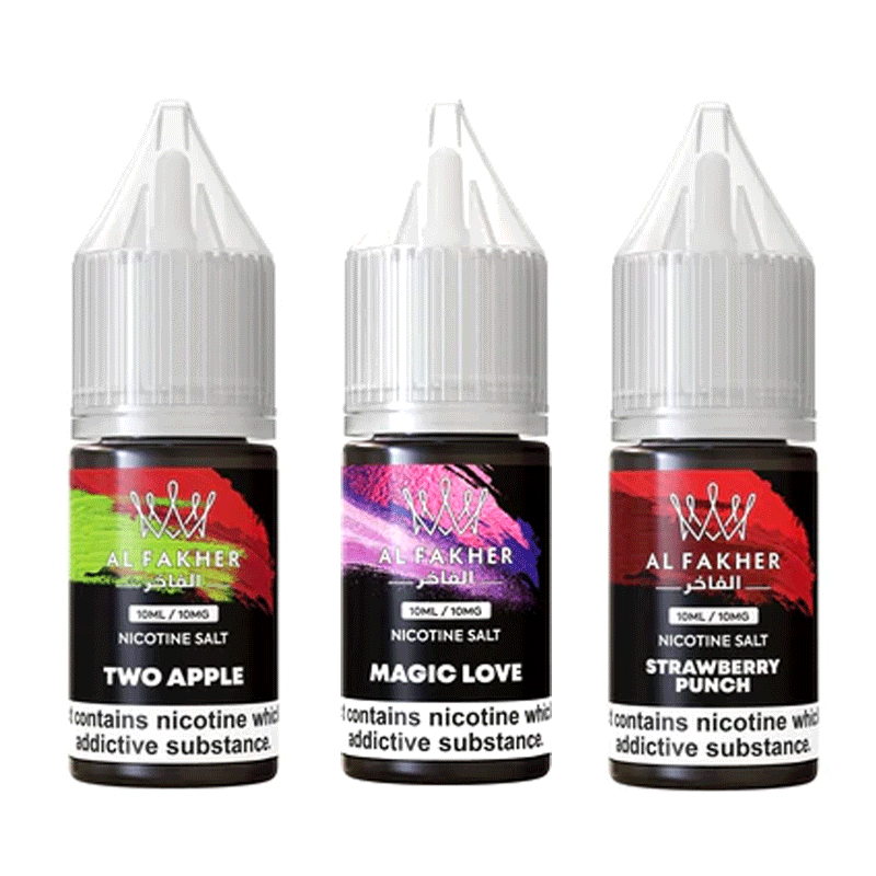 Al Fakher Nic Salts 10ml E-Liquids Pack of 10