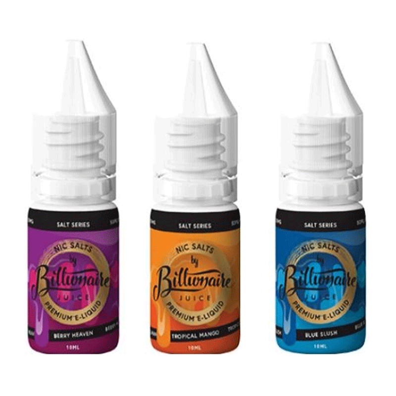 Billionaire Juice Nic Salts 10ml E-Liquids Pack of 10