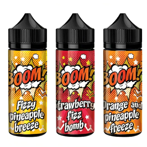 Boom E Juice Short Fill E Liquid 100ml