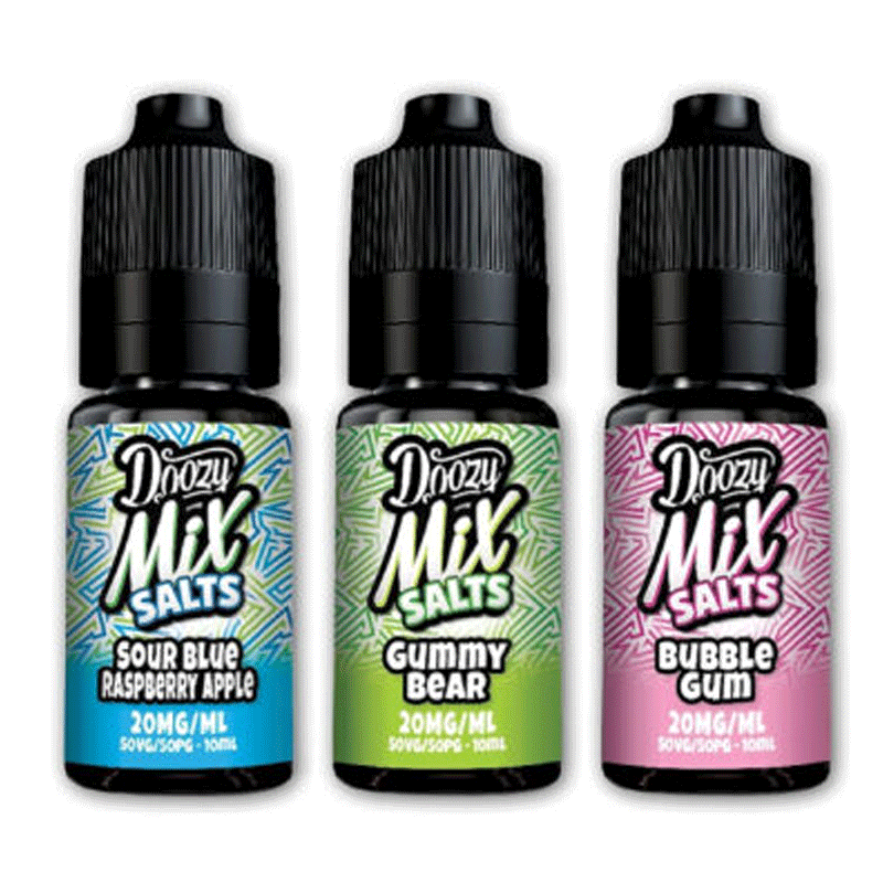 Doozy Mix Salts Nic Salts 10ml E-Liquids Pack of 10