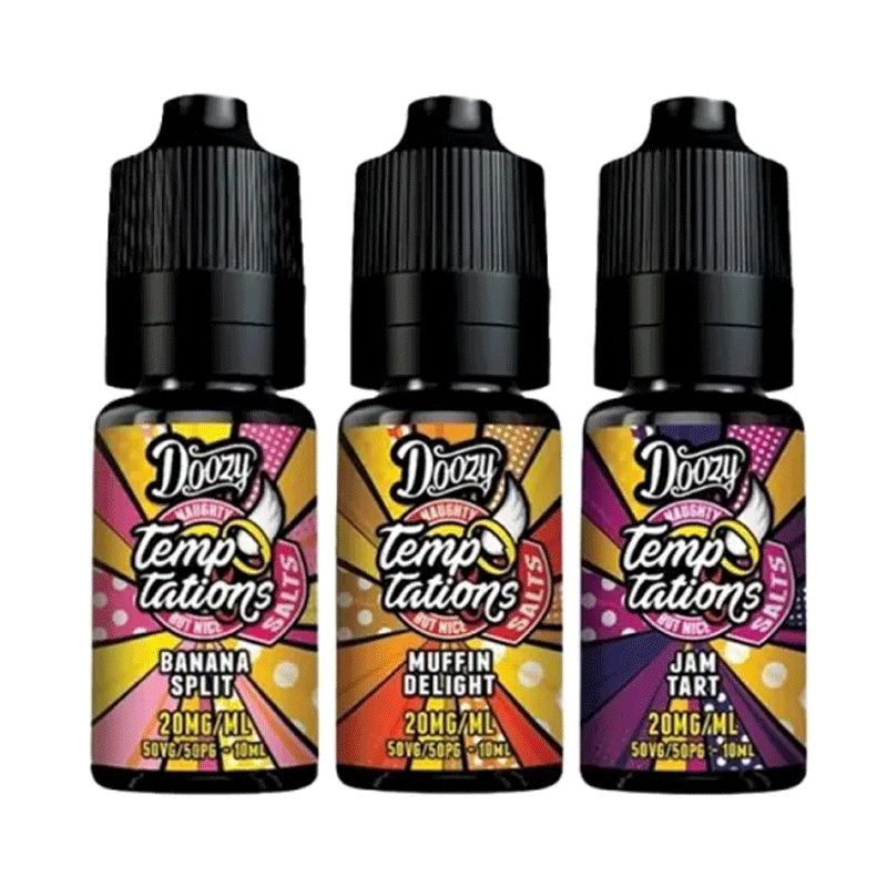 Doozy Temptation Nic Salts 10ml E-Liquids Pack of 10