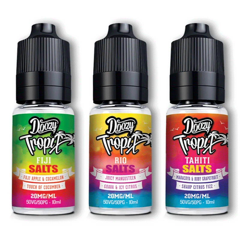 Doozy Vape Co Tropix Nic Salts 10ml E-Liquids Pack of 10