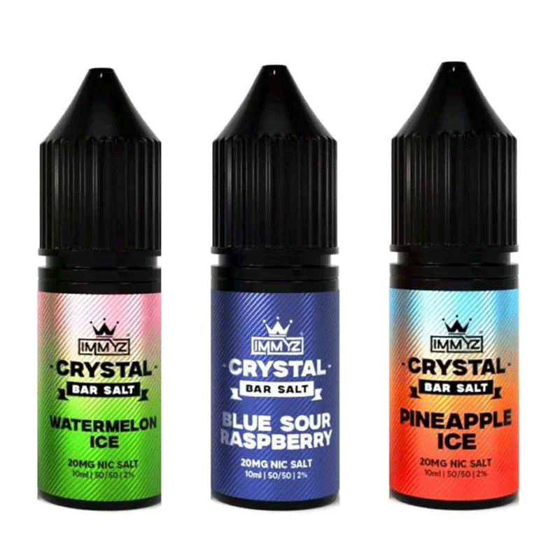 IMMYZ Crystal Bar Nic Salt 10ml E-liquid Pack of 10