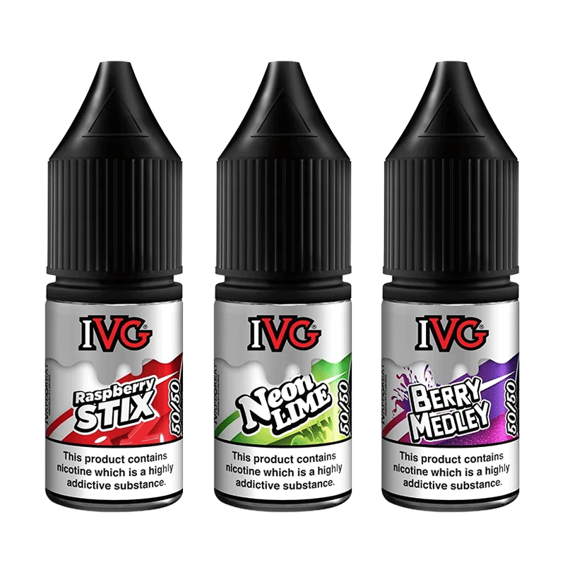 IVG 50:50 10ml E-Liquids Pack of 10