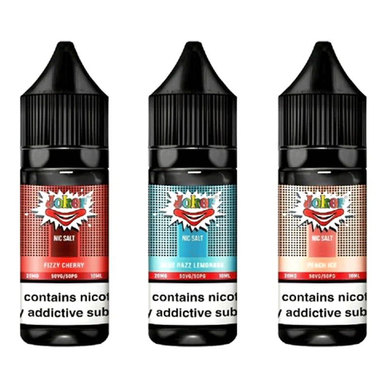 Joker Nic Salts 10ml E-Liquids Pack of 10