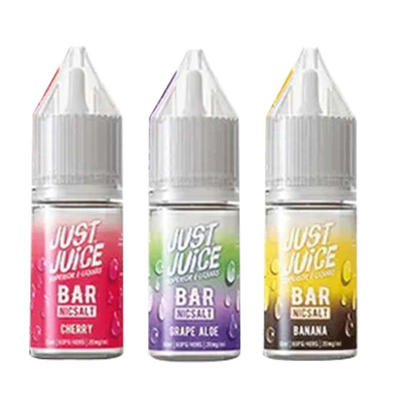 Just Juice Bar Nic Salts 10ml E-Liquids Pack of 10