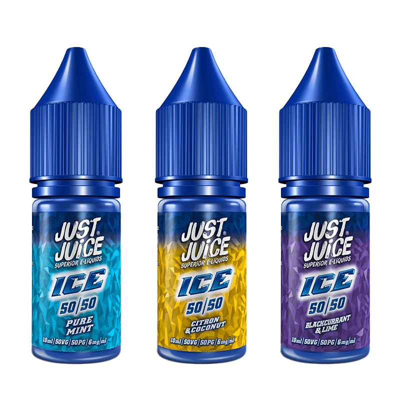 Just JuiceIce Nic Salts 10ml E-Liquids Pack of 10