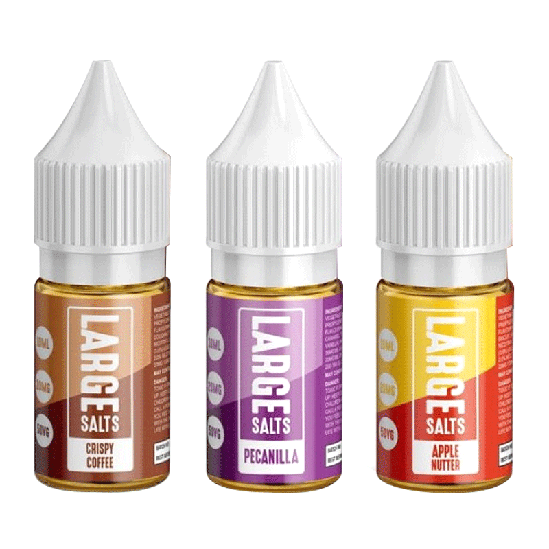 Large Juice Nic Salts 10ml E-Liquids Pack of 10