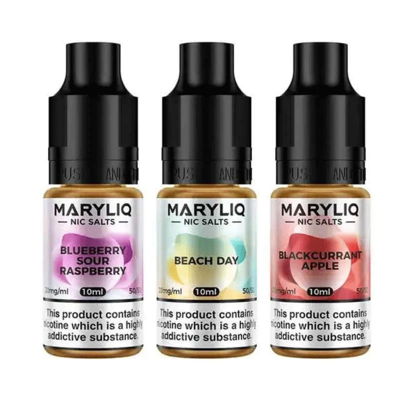 MARYLIQ Lost Mary Nic Salts 10ml E-Liquids Pack of 10