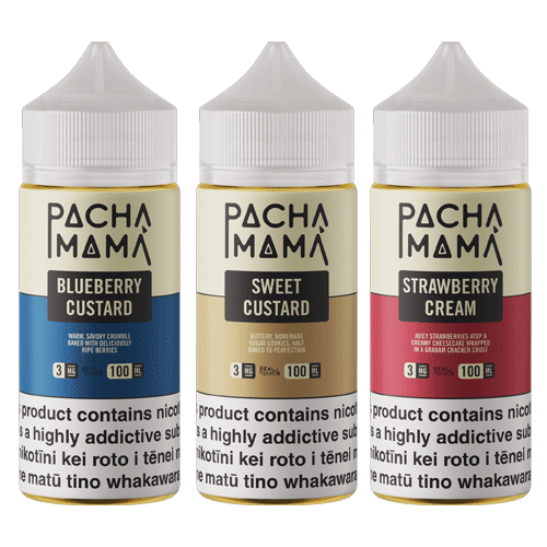 Pachamama Desserts Short fill E Liquid 100ml