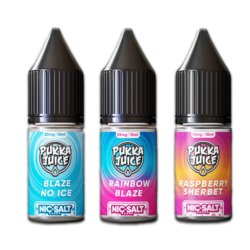 Pukka Juice Nic Salts 10ml E-Liquids Pack of 10