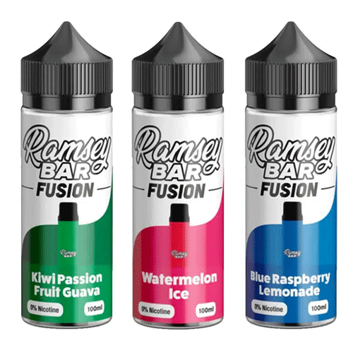 Ramsey Bar Fusion Shortfill E Liquid 100ml