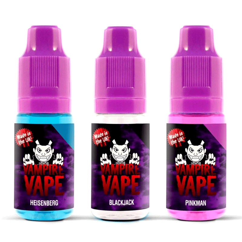 Vampire Vape 10ml E-Liquids Pack of 10