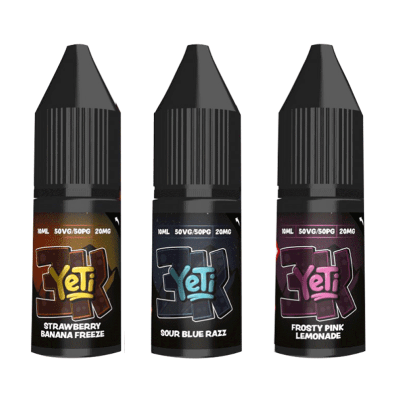 Yeti 3K Nic Salts 10ml E-Liquids Pack of 10