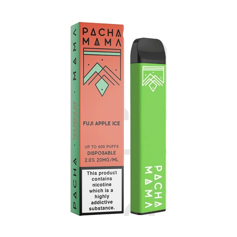 Any 3 for £10 Fuji Apple Ice Pacha Mama Disposable Vape Pod Kit 600 Puffs - Any 3 for £10 Fuji Apple Ice Pacha Mama Disposable Vape Pod Kit 600 Puffs - Vape Fast UK
