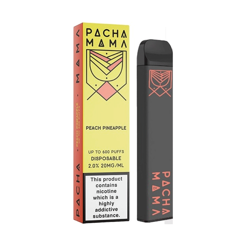 Any 3 for £10 Peach Pineapple Pacha Mama Disposable Vape Pod Kit 600 Puffs - Any 3 for £10 Peach Pineapple Pacha Mama Disposable Vape Pod Kit 600 Puffs - Vape Fast UK