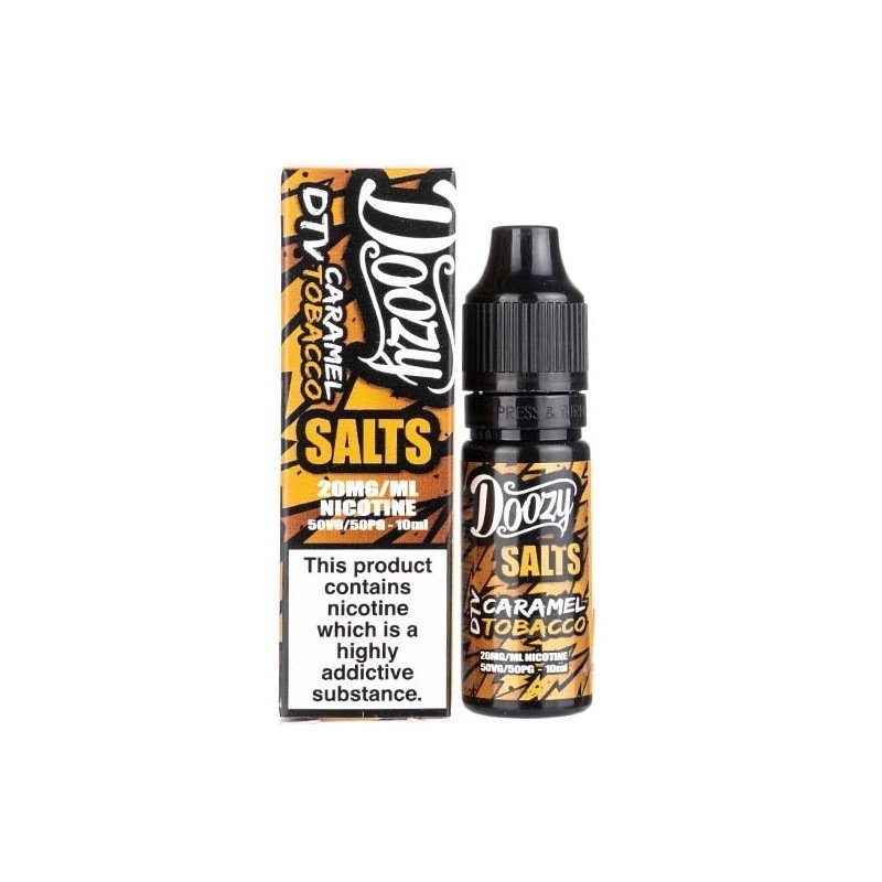 Caramel Tobacco By Doozy Nic Salt Eliquid 10ml - Caramel Tobacco By Doozy Nic Salt Eliquid 10ml - Vape Fast UK