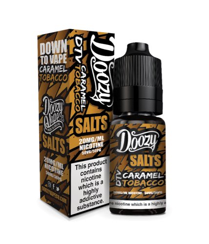 Caramel Tobacco By Doozy Nic Salt Eliquid 10ml - Caramel Tobacco By Doozy Nic Salt Eliquid 10ml - Vape Fast UK