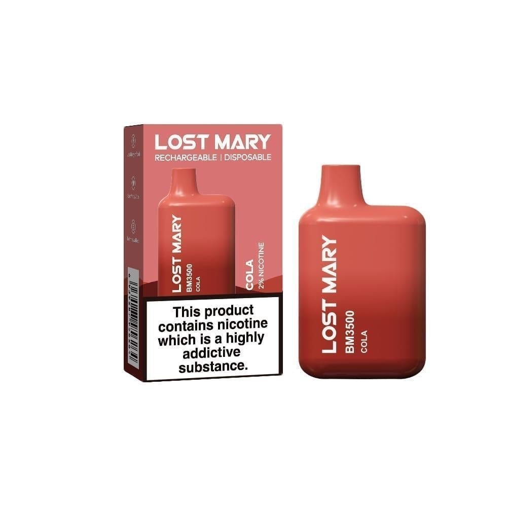 Cola Lost Mary Disposable Device BM3500 Puffs - Cola Lost Mary Disposable Device BM3500 Puffs - Vape Fast UK