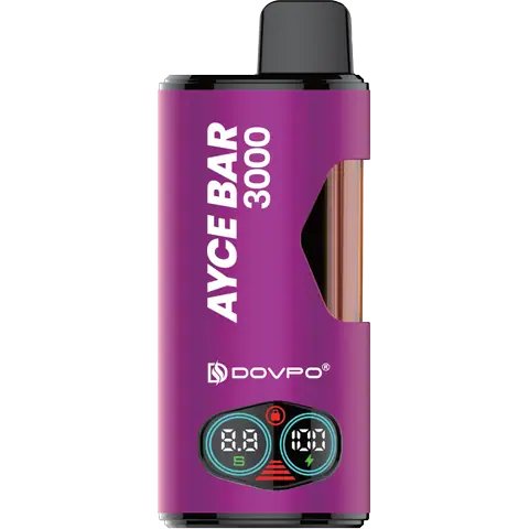 Dovpo Ayce Bar 3000 Puffs Disposable Vape Device 4 in 1 - Dovpo Ayce Bar 3000 Puffs Disposable Vape Device 4 in 1 - Box of 5 - Wolfvapes.co.uk - Berry Bar - Vape Fast UK