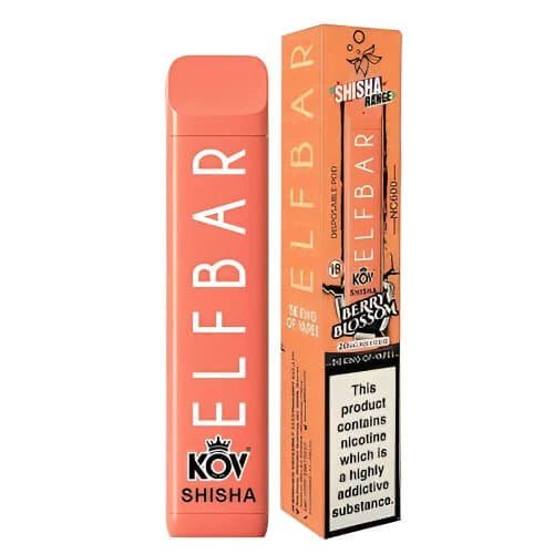 Elf Bar Shisha 600 Berry Blossom Disposable Pod Vape Device - Elf Bar Shisha 600 Berry Blossom Disposable Pod Vape Device - Vape Fast UK