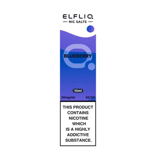 Elfliq Elf Bar Blueberry Nic Salt E liquid 10ml - Elfliq Elf Bar Blueberry Nic Salt E liquid 10ml - Vape Fast UK
