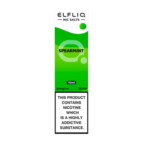 Elfliq Elf Bar Spearmint Nic Salt E liquid 10ml - Elfliq Elf Bar Spearmint Nic Salt E liquid 10ml - Vape Fast UK