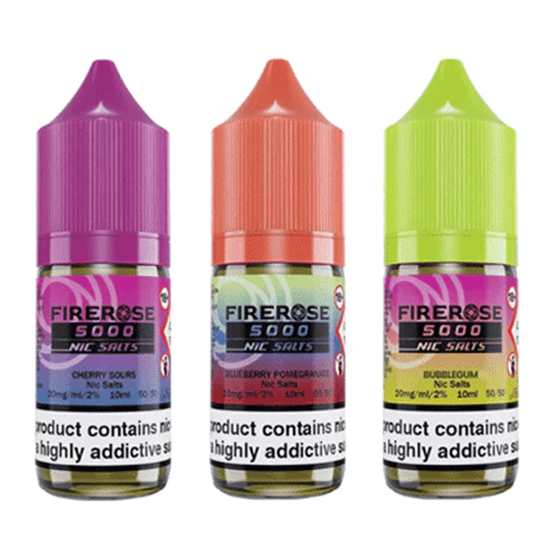 Elux Firerose 5000 Nic Salts 10ml E - Liquids - Pack of 10 - Elux Firerose 5000 Nic Salts 10ml E - Liquids - Pack of 10 - Vape Fast UK