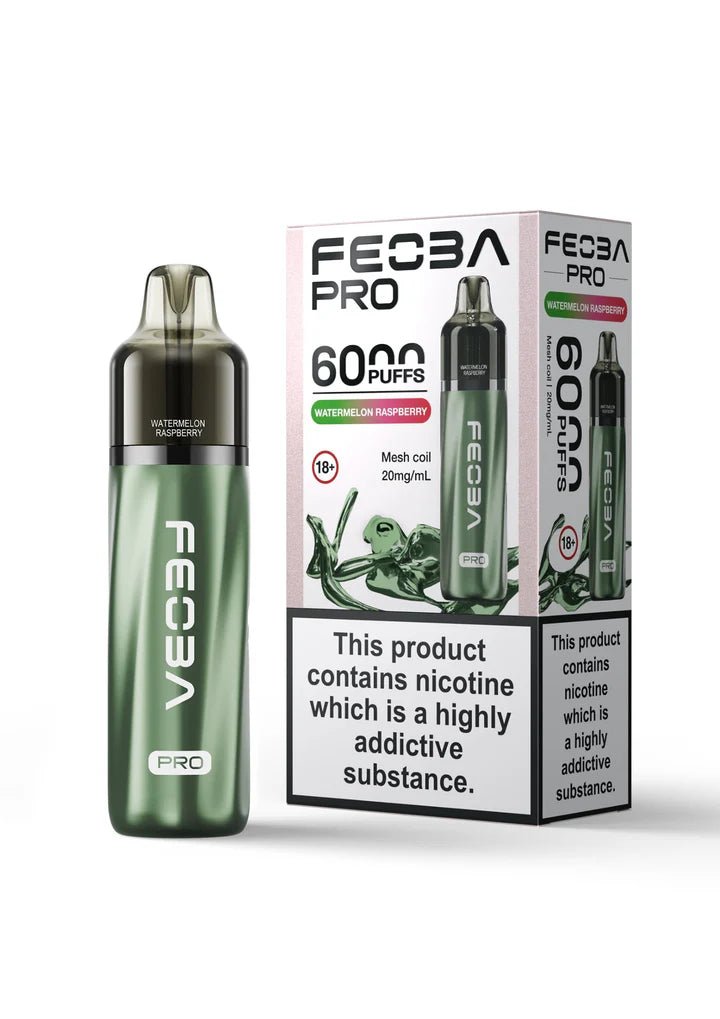 Feoba Pro 6000 Disposable Vape Pod Device - Box of 5 - Feoba Pro 6000 Disposable Vape Pod Device - Box of 5 - Vape Fast UK