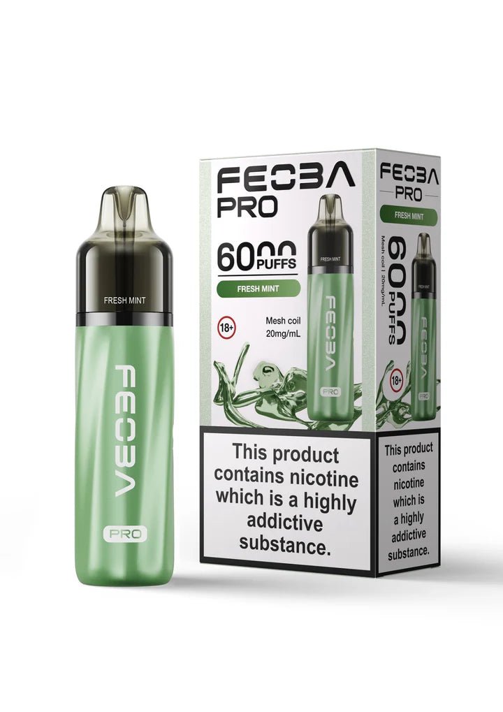 Feoba Pro 6000 Disposable Vape Pod Device - Box of 5 - Feoba Pro 6000 Disposable Vape Pod Device - Box of 5 - Vape Fast UK