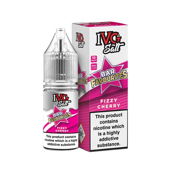 Fizzy Cherry IVG Bar Favourites Nic Salt E - Liquid 10ml - Fizzy Cherry IVG Bar Favourites Nic Salt E - Liquid 10ml - Vape Fast UK