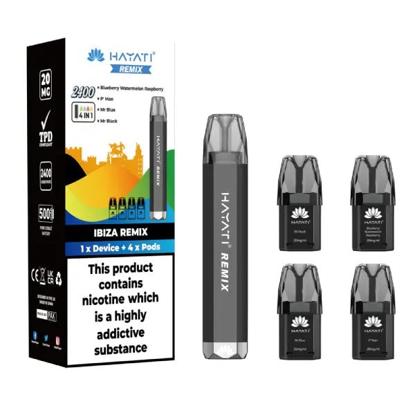 Hayati Remix 2400 Disposable Vape Pod Kit - Hayati Remix 2400 Disposable Vape Pod Kit - Vape Fast UK