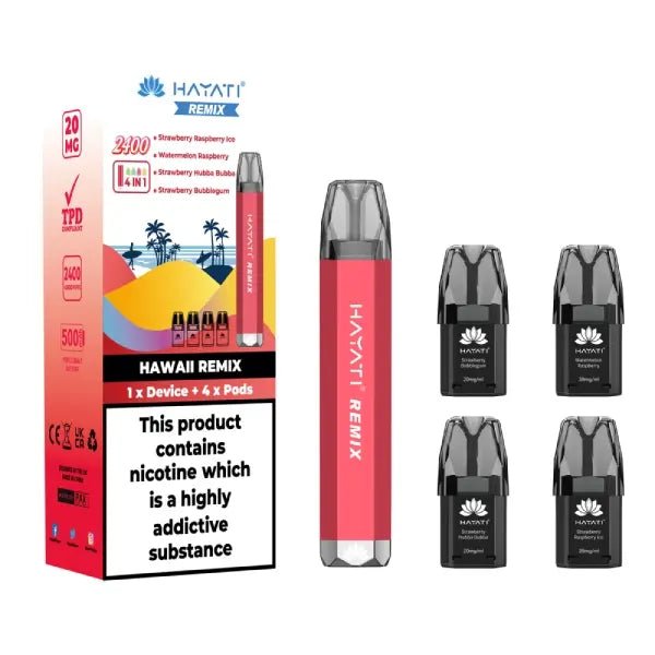 Hayati Remix 2400 Disposable Vape Pod Kit - Hayati Remix 2400 Disposable Vape Pod Kit - Vape Fast UK