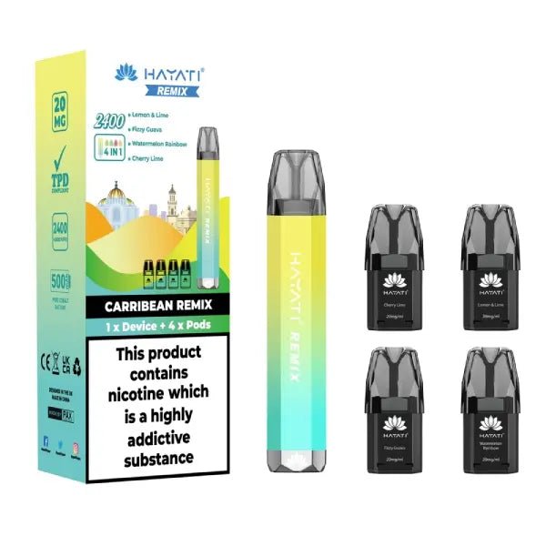 Hayati Remix 2400 Disposable Vape Pod Kit - Hayati Remix 2400 Disposable Vape Pod Kit - Vape Fast UK