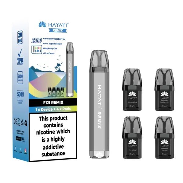 Hayati Remix 2400 Disposable Vape Pod Kit - Hayati Remix 2400 Disposable Vape Pod Kit - Vape Fast UK