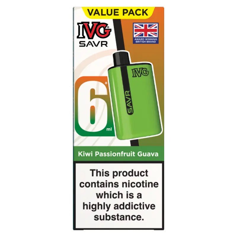 IVG SAVR 3000 Disposable Starter Vape Pod Kit - IVG SAVR 3000 Disposable Starter Vape Pod Kit - Vape Fast UK