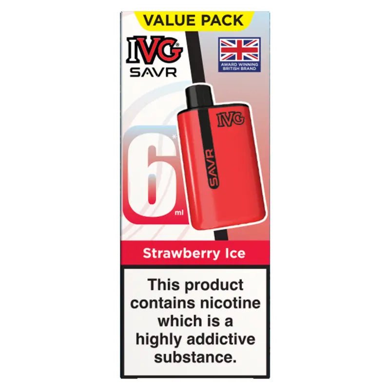 IVG SAVR 3000 Disposable Starter Vape Pod Kit - IVG SAVR 3000 Disposable Starter Vape Pod Kit - Vape Fast UK