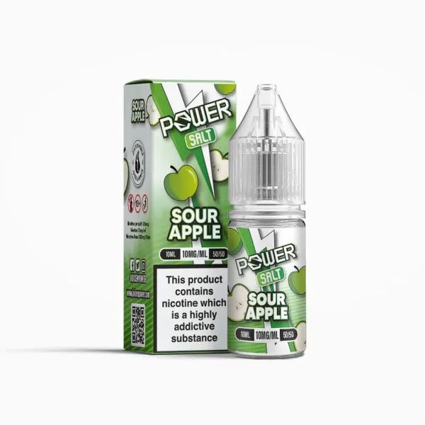 Juice N Power Sour Apple Nic Salt E - Liquid 10ml - Juice N Power Sour Apple Nic Salt E - Liquid 10ml - Vape Fast UK