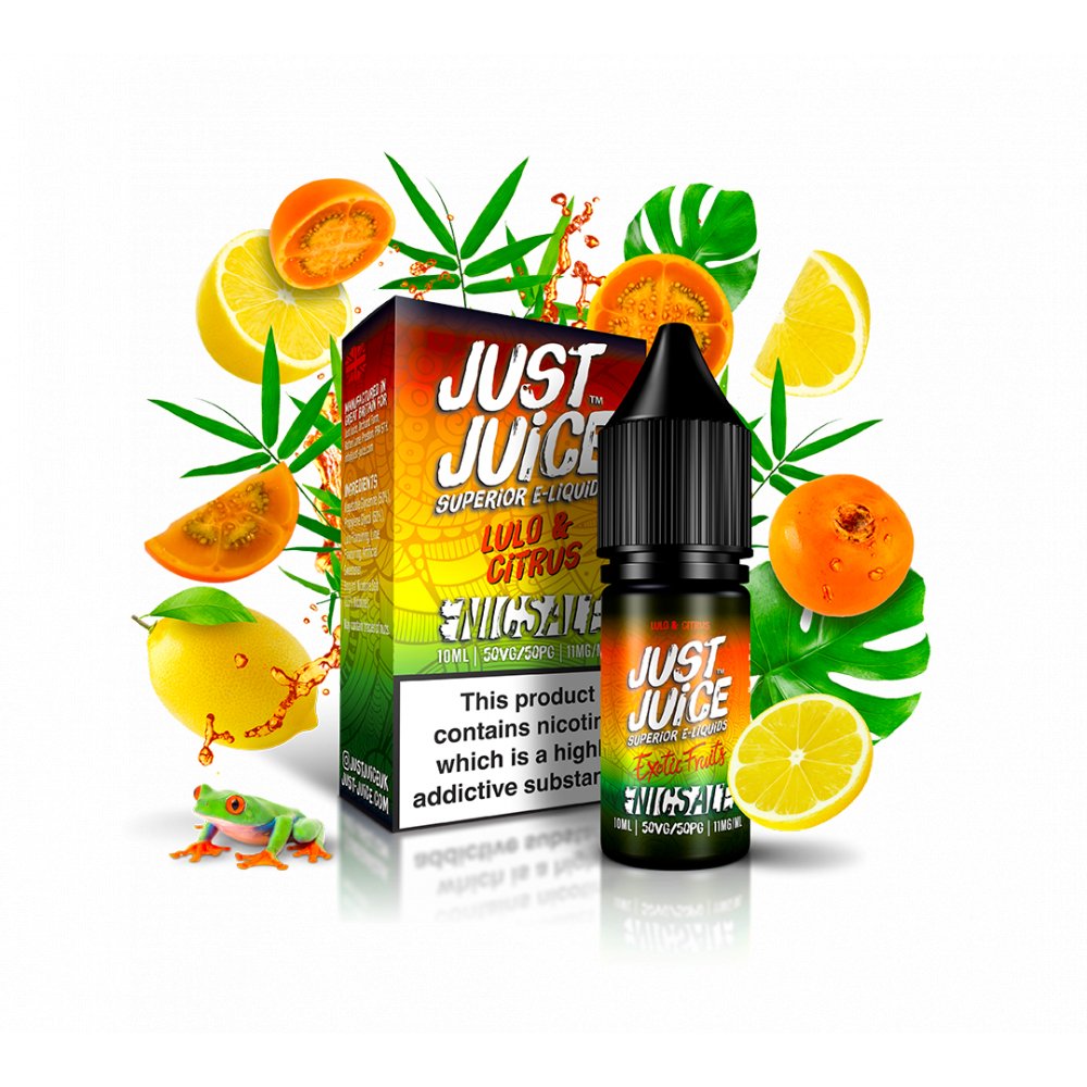 Lulo &amp; Citrus By Just Juice Nic Salt Eliquid 10ml - Lulo &amp; Citrus By Just Juice Nic Salt Eliquid 10ml - Vape Fast UK