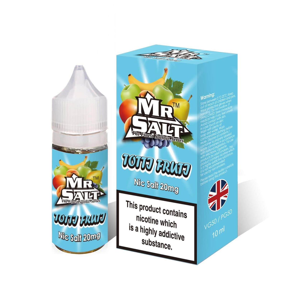 Mr Salt Tutti Fruti Nic Salt 10ml - Mr Salt Tutti Fruti Nic Salt 10ml - Vape Fast UK
