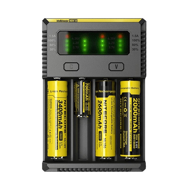 Nitecore - I4 Intellicharger - Battery Charger - Nitecore - I4 Intellicharger - Battery Charger - Vape Fast UK