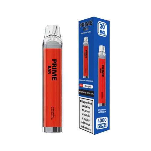 Prime Bar 4000 Disposable Vape Device (20mg) - Box of 10 - Prime Bar 4000 Disposable Vape Device (20mg) - Box of 10 - Vape Fast UK