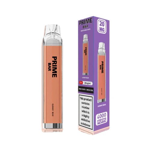 Prime Bar 4000 Disposable Vape Device (20mg) - Box of 10 - Prime Bar 4000 Disposable Vape Device (20mg) - Box of 10 - Vape Fast UK