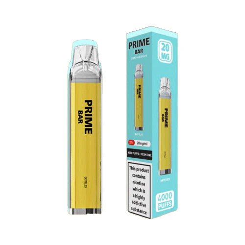 Prime Bar 4000 Disposable Vape Device (20mg) - Box of 10 - Prime Bar 4000 Disposable Vape Device (20mg) - Box of 10 - Vape Fast UK