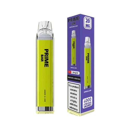 Prime Bar 4000 Disposable Vape Device (20mg) - Box of 10 - Prime Bar 4000 Disposable Vape Device (20mg) - Box of 10 - Vape Fast UK