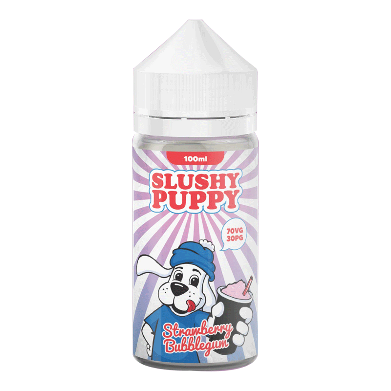 Slushy Puppy Strawberry Bubblegum Short Fill 100ml - Slushy Puppy Strawberry Bubblegum Short Fill 100ml - Vape Fast UK
