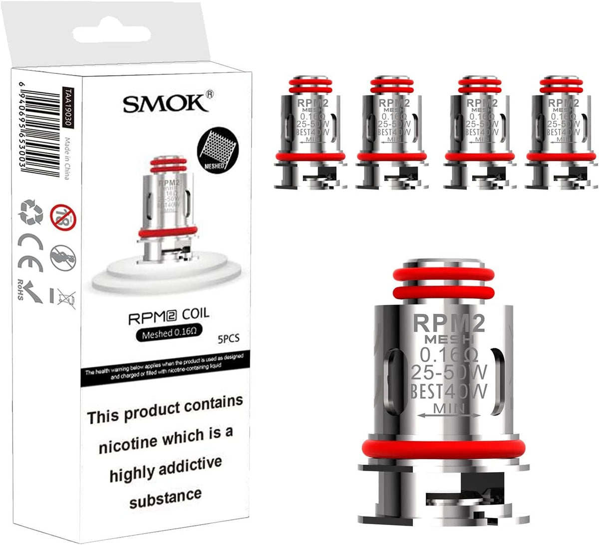 Smok Rpm2 Replacement Coils - Smok Rpm2 Replacement Coils - Vape Fast UK