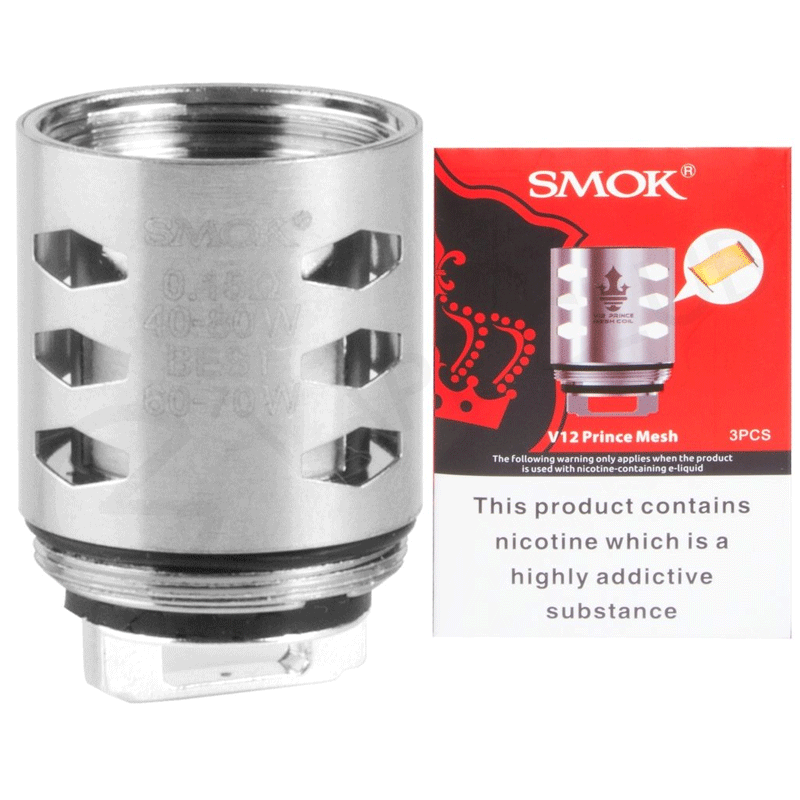 Smok TFV12 Prince Mesh Replacement Vape Coils - Smok TFV12 Prince Mesh Replacement Vape Coils - Vape Fast UK